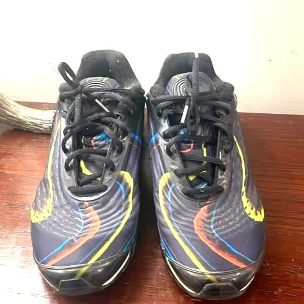 Nike Air Max Deluxe Midnight Navy Mens SZ 9.5 Black Sneaker Shoes AJ7831-001
